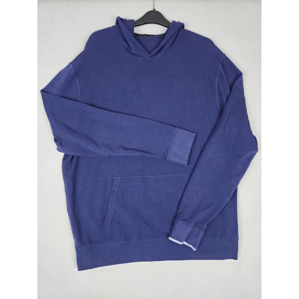 Greyson Hoodie Sweatshirt Mens L Navy Blue Pullover Performance Stretch